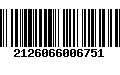 Código de Barras 2126066006751