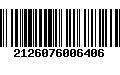 Código de Barras 2126076006406