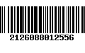 Código de Barras 2126088012556