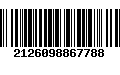 Código de Barras 2126098867788