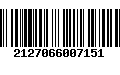 Código de Barras 2127066007151