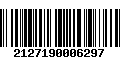 Código de Barras 2127190006297