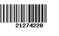 Código de Barras 21274220