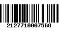 Código de Barras 2127710007568