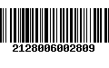 Código de Barras 2128006002809