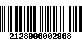 Código de Barras 2128006002908