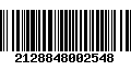 Código de Barras 2128848002548