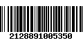 Código de Barras 2128891005350