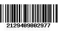 Código de Barras 2129409002977