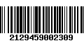 Código de Barras 2129459002309