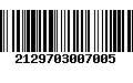 Código de Barras 2129703007005