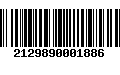 Código de Barras 2129890001886