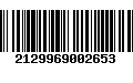 Código de Barras 2129969002653