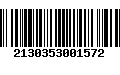 Código de Barras 2130353001572