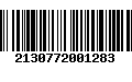 Código de Barras 2130772001283