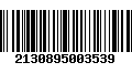 Código de Barras 2130895003539