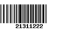 Código de Barras 21311222