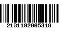 Código de Barras 2131192005318