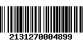 Código de Barras 2131270004899