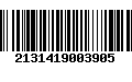 Código de Barras 2131419003905