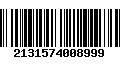 Código de Barras 2131574008999