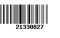 Código de Barras 21330827