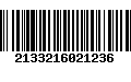 Código de Barras 2133216021236