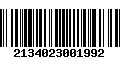 Código de Barras 2134023001992