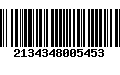 Código de Barras 2134348005453