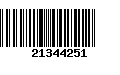 Código de Barras 21344251