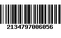 Código de Barras 2134797006056