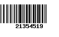 Código de Barras 21354519