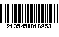 Código de Barras 2135459016253