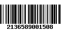 Código de Barras 2136589001508