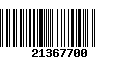 Código de Barras 21367700