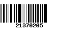 Código de Barras 21370205