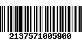 Código de Barras 2137571005900