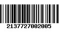 Código de Barras 2137727002005