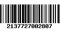 Código de Barras 2137727002807