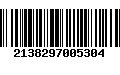 Código de Barras 2138297005304