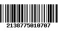 Código de Barras 2138775010707