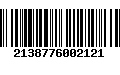 Código de Barras 2138776002121