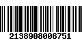 Código de Barras 2138908006751