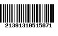 Código de Barras 21391310515871