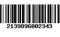 Código de Barras 2139896002343