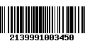 Código de Barras 2139991003450