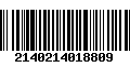 Código de Barras 2140214018809