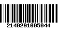 Código de Barras 2140291005044