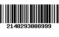 Código de Barras 2140293008999