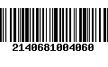 Código de Barras 2140681004060